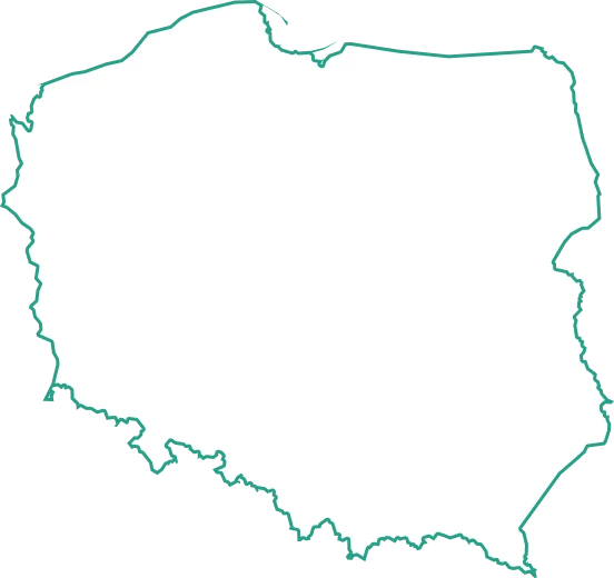 Mapa Polski - Biura Regionalne SPIE